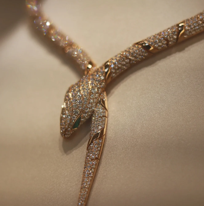 [Ornora Jewelry]HAUTE COUTURE GOLD SERPENTI NECKLACE