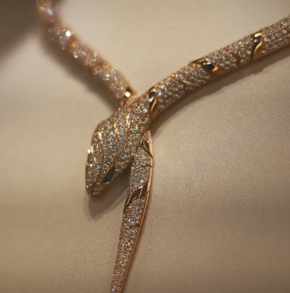 [Ornora Jewelry]HAUTE COUTURE GOLD SERPENTI NECKLACE