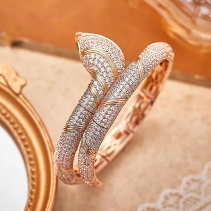 [Ornora Jewelry]HAUTE COUTURE GOLD SERPENTI BRACELET