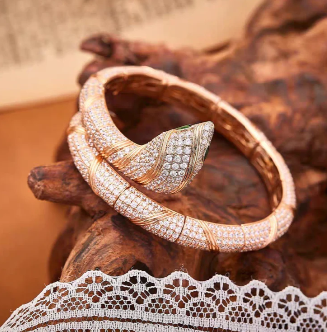 [Ornora Jewelry]HAUTE COUTURE GOLD SERPENTI BRACELET