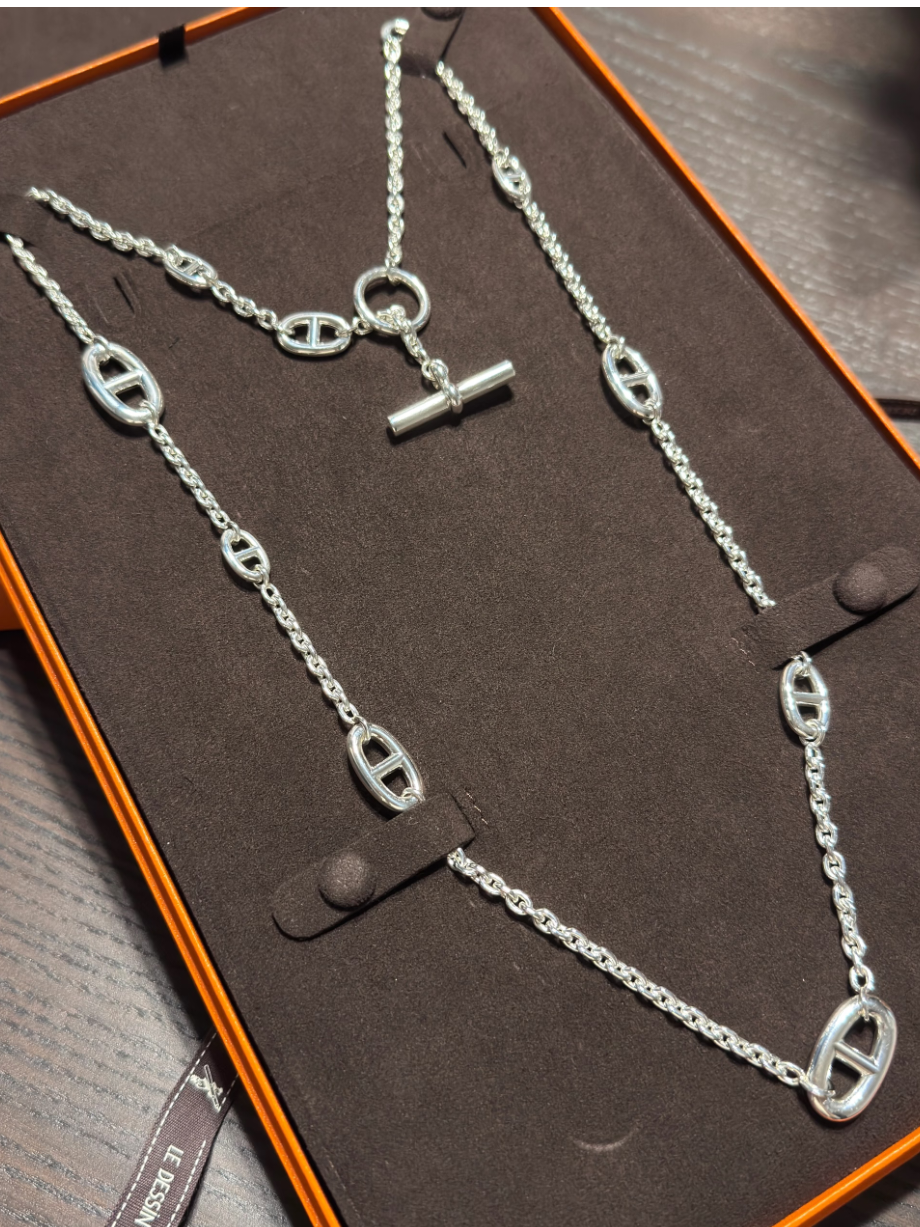 [Ornora Jewelry]Classic Silver Sweater Chain