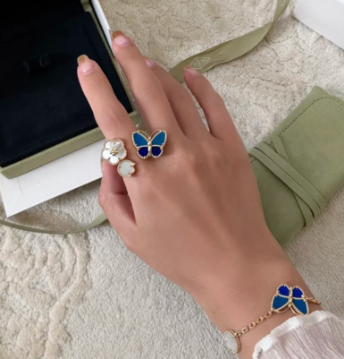 [Ornora Jewelry]2026 NEW TWIN BUTTERFLY LUCKY RING