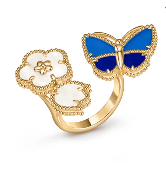 [Ornora Jewelry]2026 NEW TWIN BUTTERFLY LUCKY RING