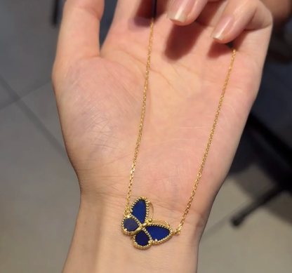 [Ornora Jewelry]2026 NEW BUTTERFLY BLUE   NECKLACE