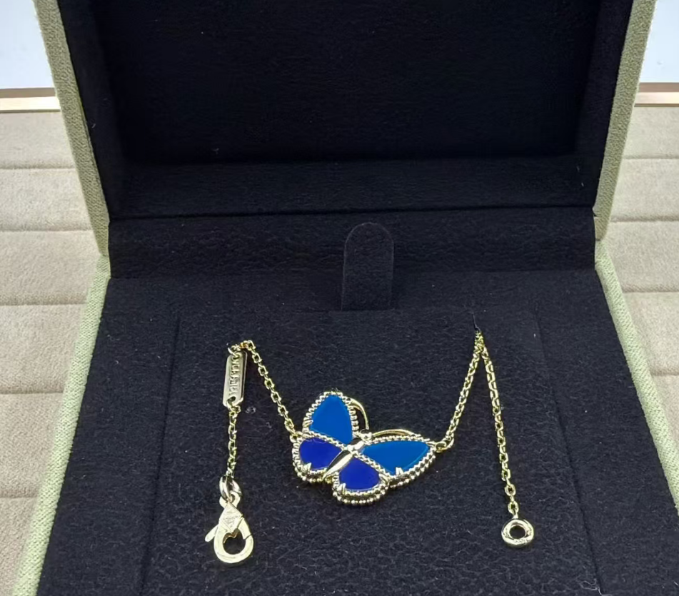 [Ornora Jewelry]2026 NEW BUTTERFLY BLUE   NECKLACE