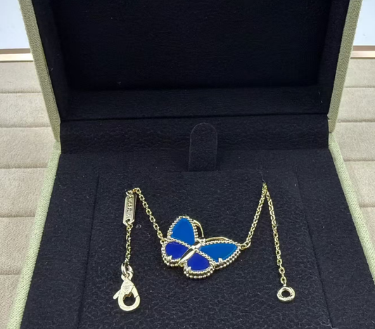 [Ornora Jewelry]2026 NEW BUTTERFLY BLUE   NECKLACE