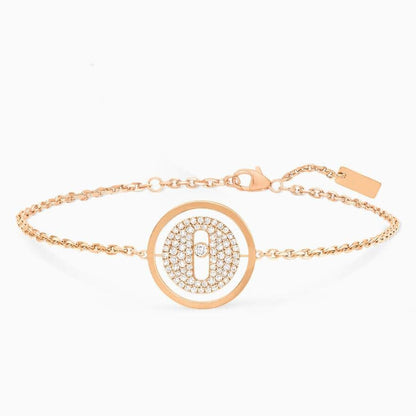 [Ornora Jewelry]LUCKY MOVE DIAMOND PAVED BRACELET