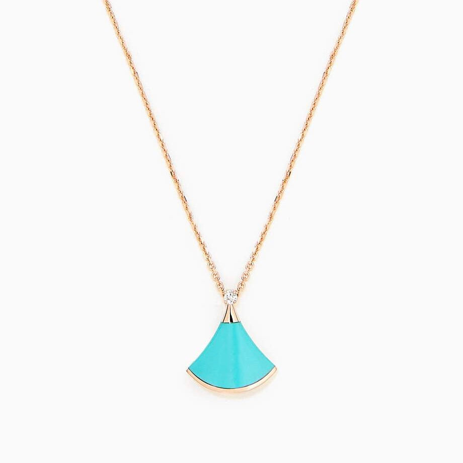 [Ornora Jewelry]DREAM NECKLACE TURQUOISE PINK GOLD