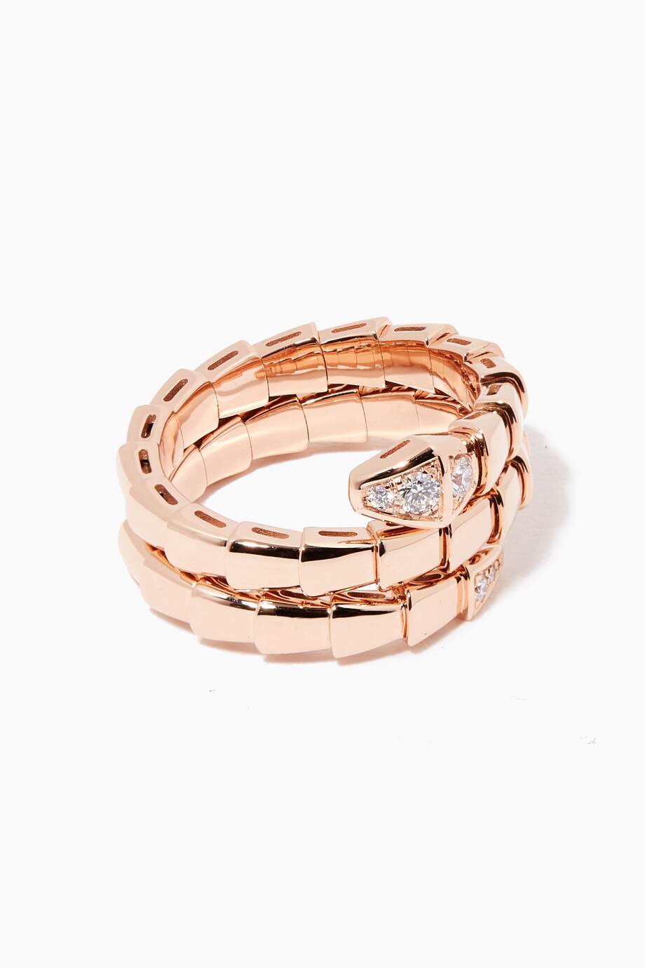 [Ornora Jewelry]SERPENTS DOUBLE ROW DIAMOND RING
