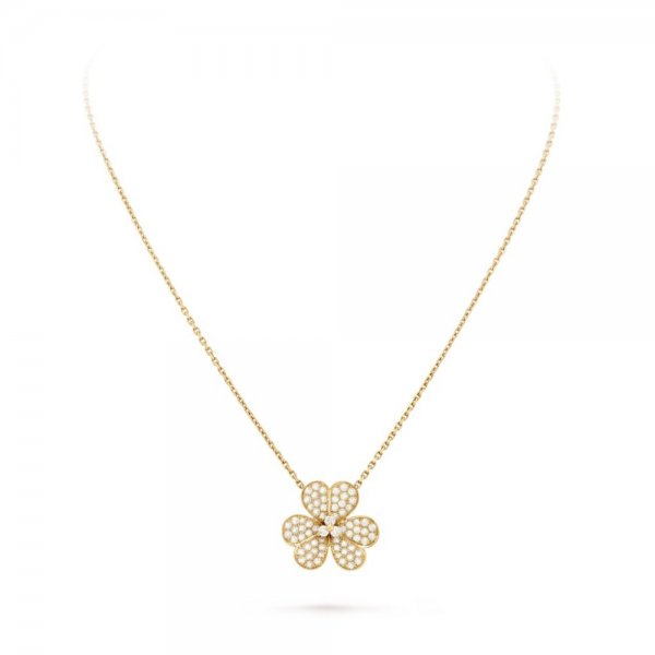 [Ornora Jewelry]FLOWER DIAMOND NECKLACE