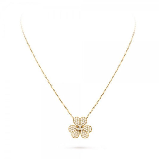 [Ornora Jewelry]FLOWER DIAMOND NECKLACE