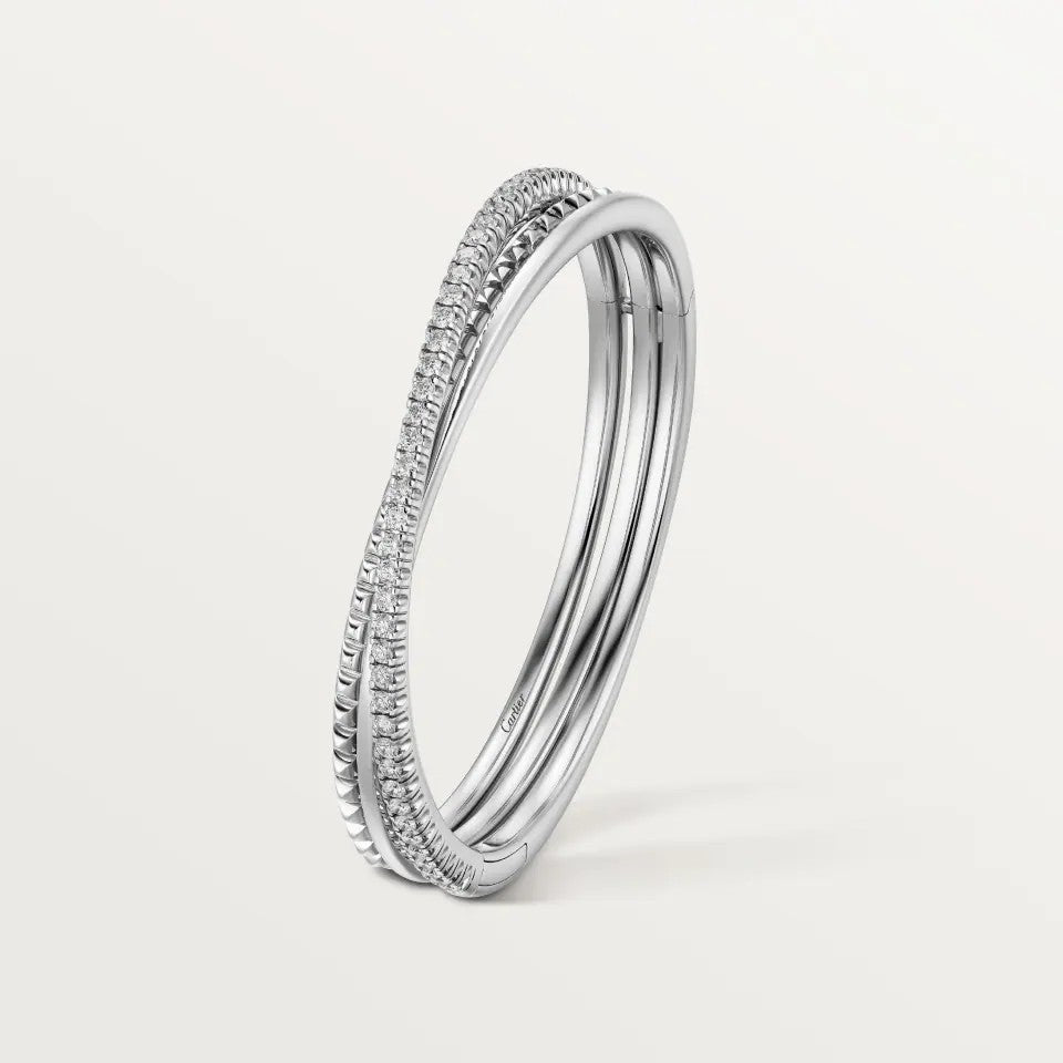 [Ornora Jewelry]ETINCELLE HALF-PAVED DIAMOND BRACELET