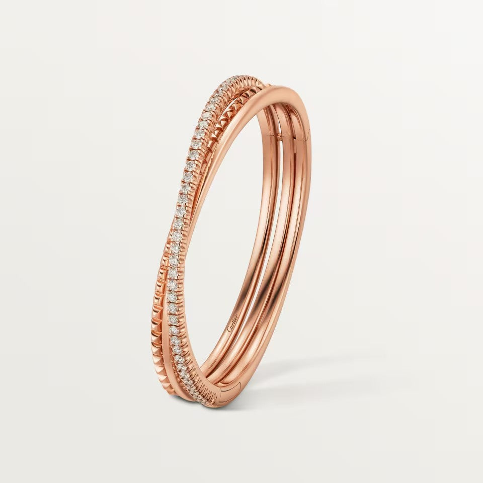 [Ornora Jewelry]ETINCELLE HALF-PAVED DIAMOND BRACELET