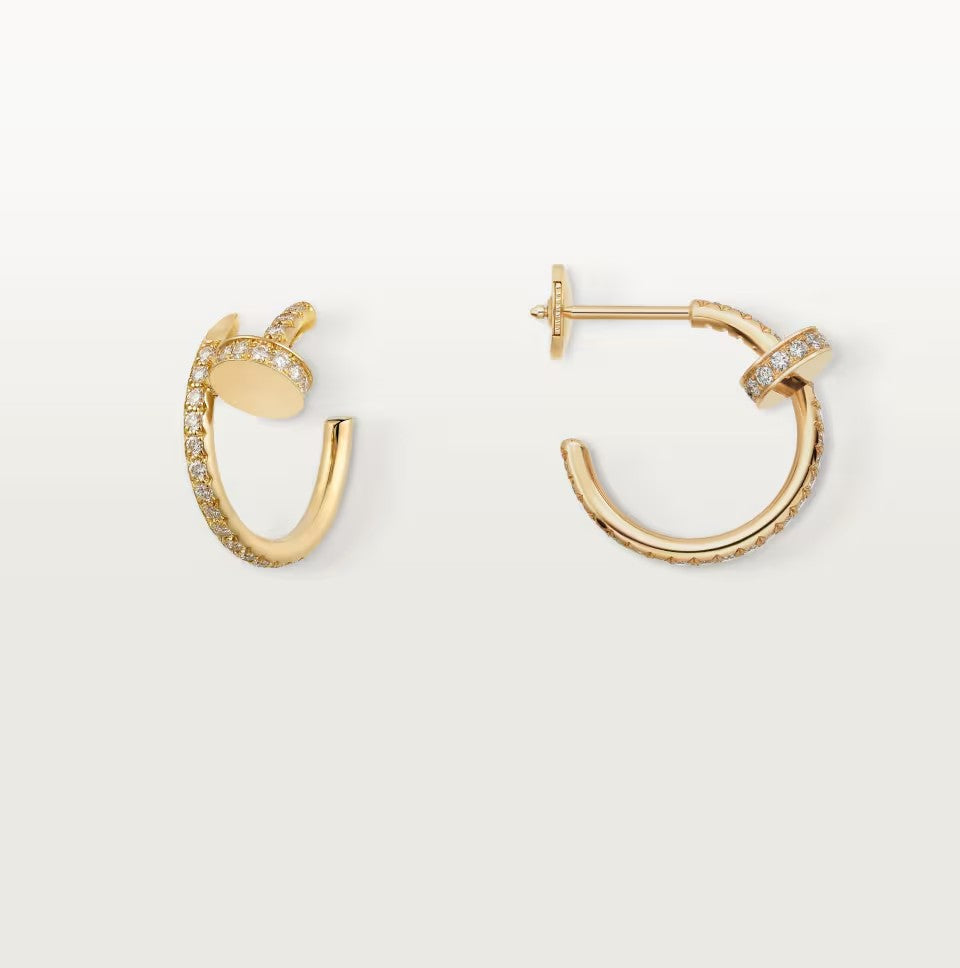 [Ornora Jewelry]JUSTE FULL DIAMOND SMALL EARRINGS