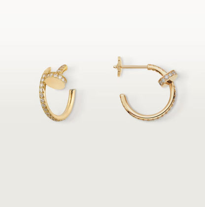 [Ornora Jewelry]JUSTE FULL DIAMOND SMALL EARRINGS