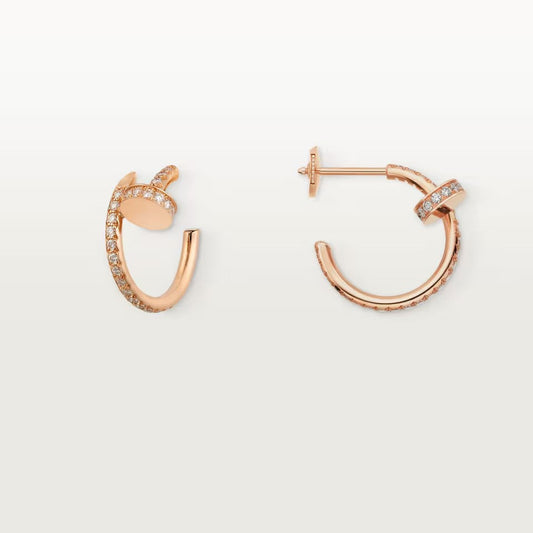 [Ornora Jewelry]JUSTE FULL DIAMOND SMALL EARRINGS