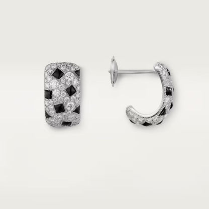 [Ornora Jewelry]PANTHERE MINI FULL DIAMOND EARRINGS