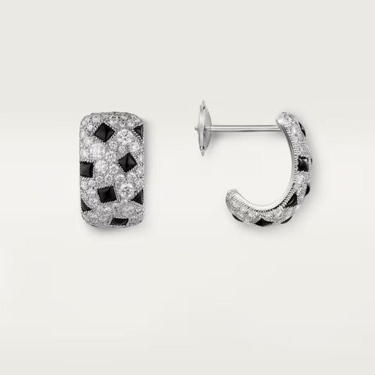 [Ornora Jewelry]PANTHERE MINI FULL DIAMOND EARRINGS