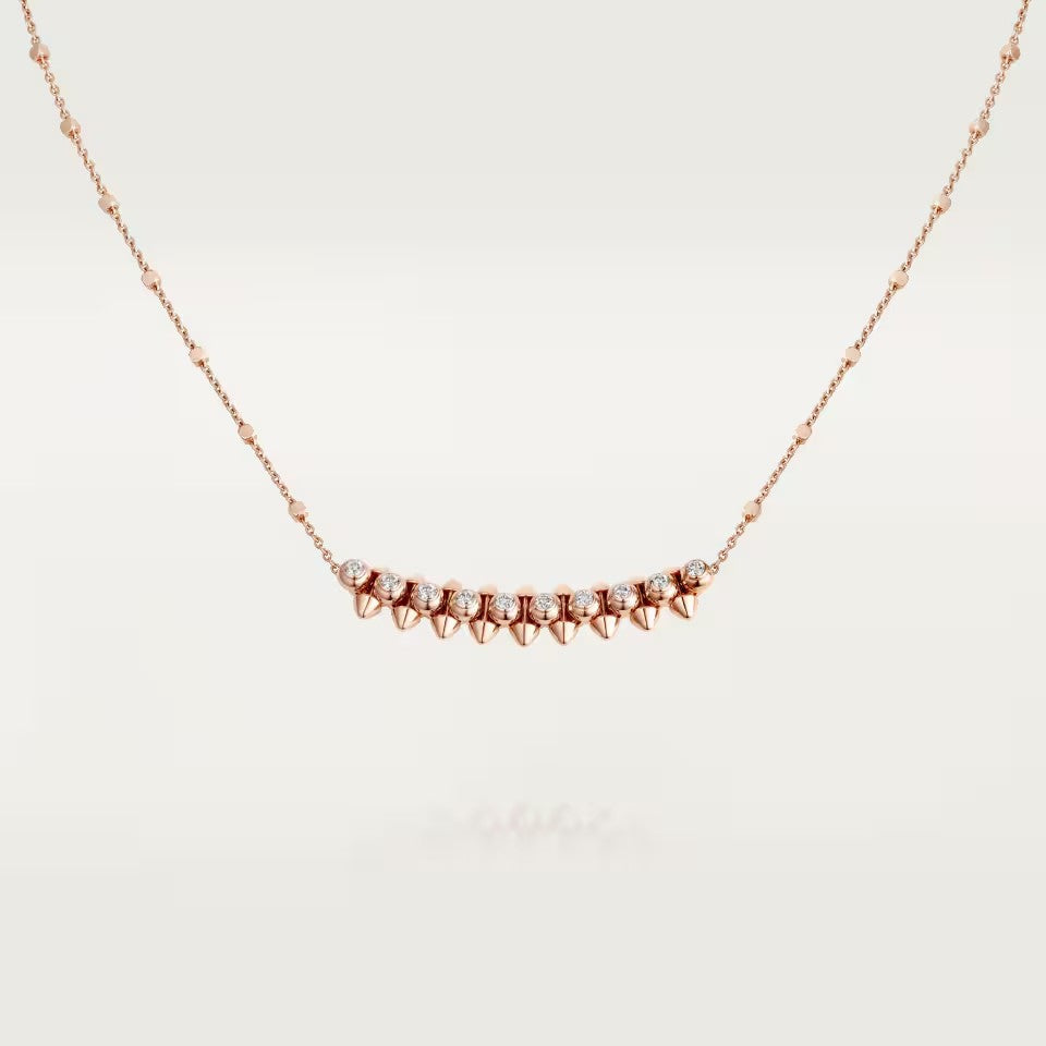 [Ornora Jewelry]CLASH  MEDIUM DIAMOND NECKLACE