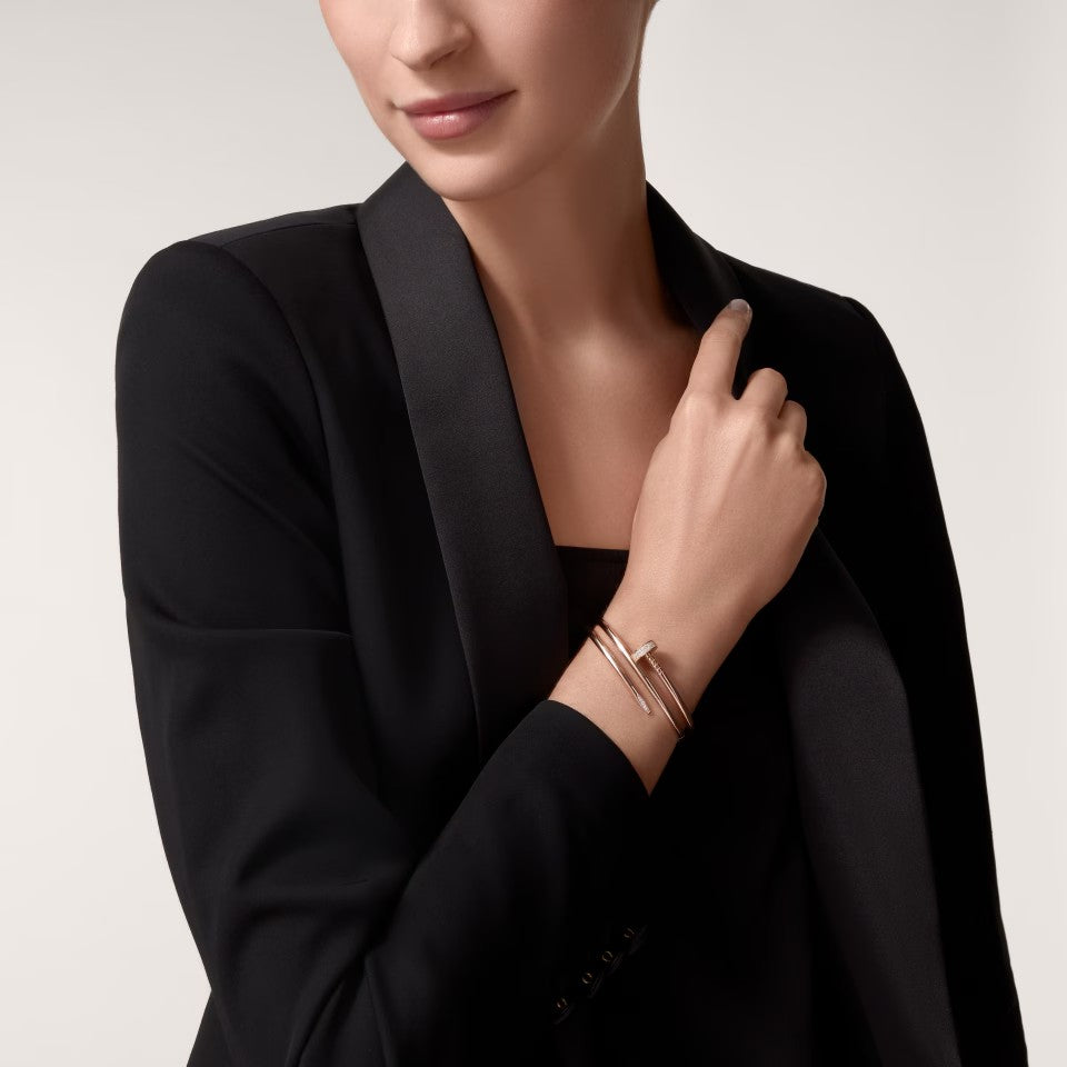 [Ornora Jewelry]JUSTE BRACELET 3.5MM DOUBLE ROW DIAMOND