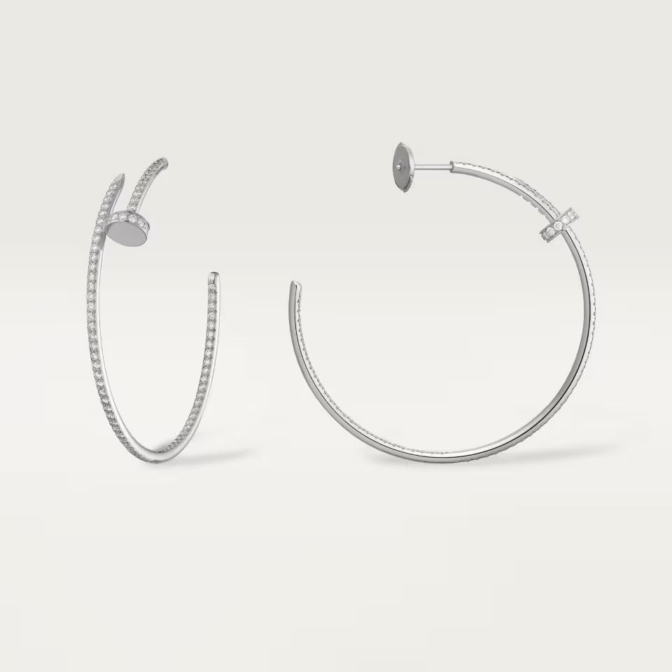 [Ornora Jewelry]JUSTE FULL DIAMOND LARGE EARRINGS