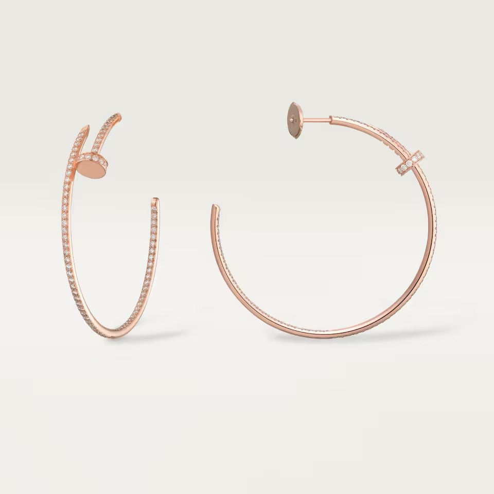 [Ornora Jewelry]JUSTE FULL DIAMOND LARGE EARRINGS