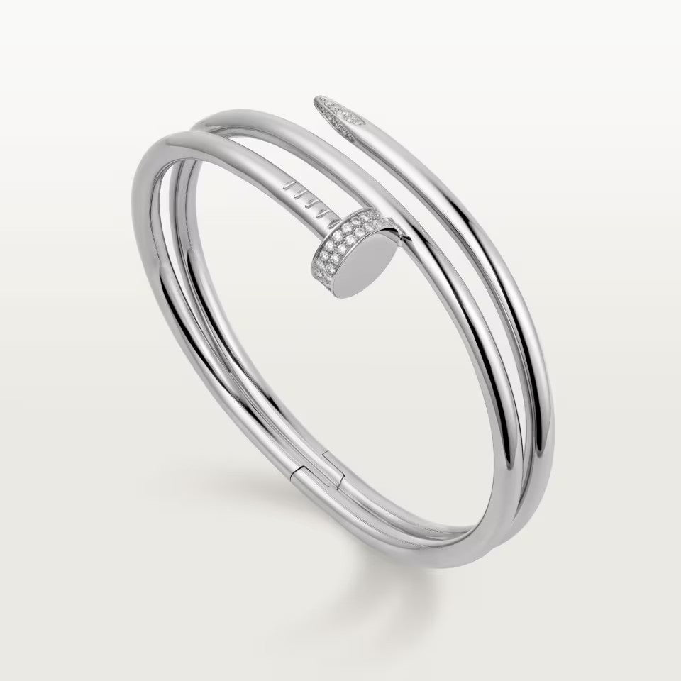 [Ornora Jewelry]JUSTE BRACELET 3.5MM DOUBLE ROW DIAMOND