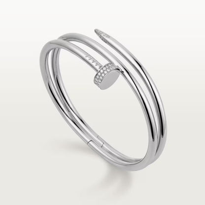 [Ornora Jewelry]JUSTE BRACELET 3.5MM DOUBLE ROW DIAMOND
