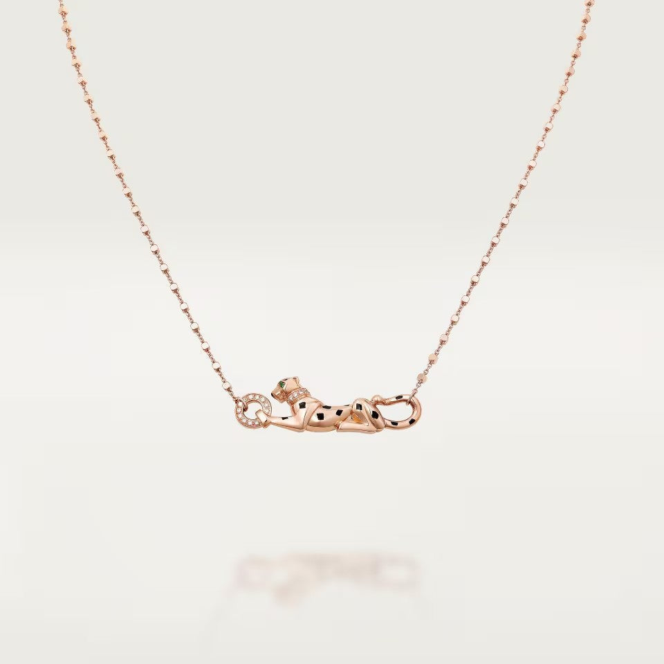 [Ornora Jewelry]PANTHERE FULL DIAMOND NECKLACE