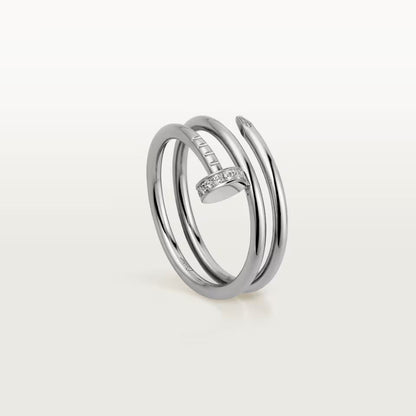 [Ornora Jewelry]JUSTE RING 4.8MM HALF DIAMOND