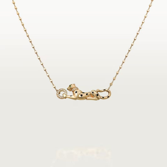 [Ornora Jewelry]PANTHERE FULL DIAMOND NECKLACE