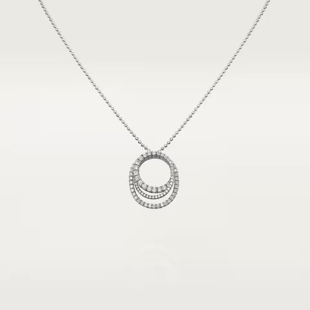 [Ornora Jewelry]ETINCELLE  FULL DIAMOND NECKLACE