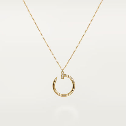 [Ornora Jewelry]JUSTE NECKLACE HALF DIAMOND