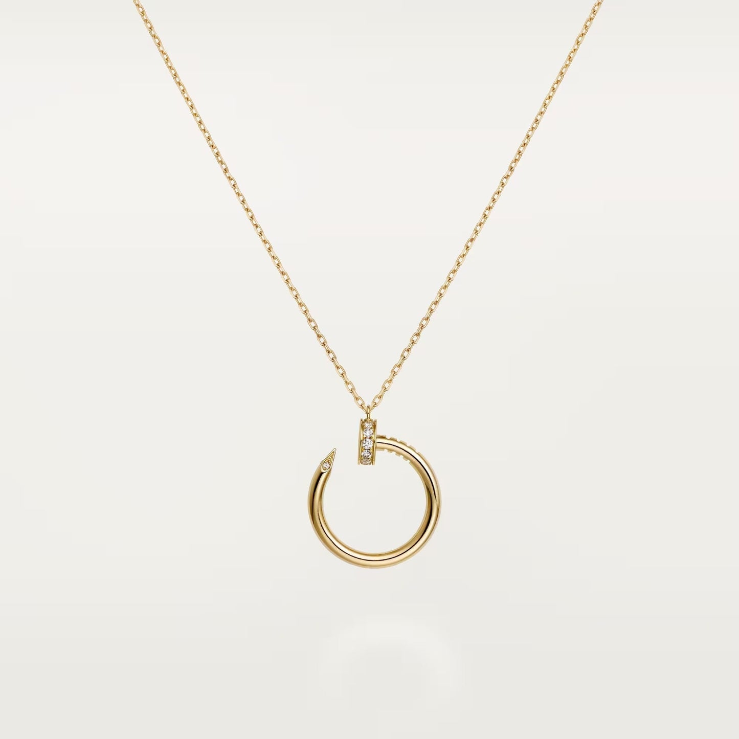 [Ornora Jewelry]JUSTE NECKLACE HALF DIAMOND