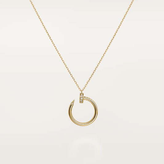 [Ornora Jewelry]JUSTE NECKLACE HALF DIAMOND
