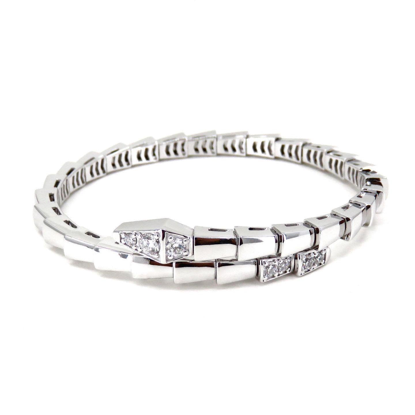 [Ornora Jewelry]SERPENTI BRACELET DIAMONDS SILVER