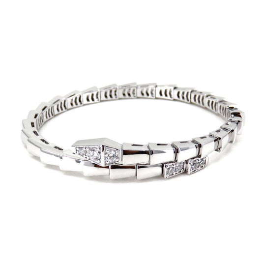 [Ornora Jewelry]SERPENTI BRACELET DIAMONDS SILVER