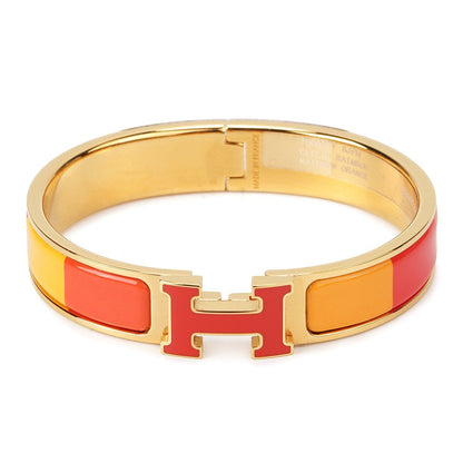 [Ornora Jewelry]H BRACELET ORANGE RAINBOW CERAMIC