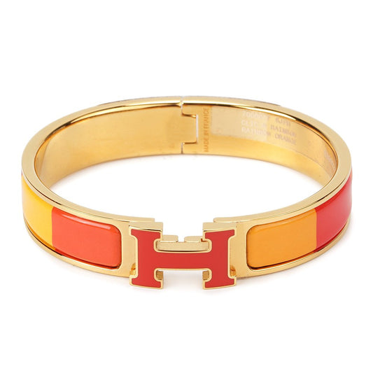 [Ornora Jewelry]H BRACELET ORANGE RAINBOW CERAMIC