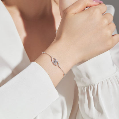 [Ornora Jewelry]Lucky Eye Pave-Set Diamond Bracelet