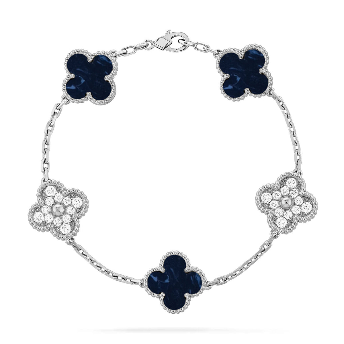 [Ornora Jewelry]CLOVER 5 MOTIF PIETERSITE BRACELET COLLECTION
