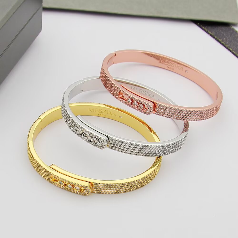 [Ornora Jewelry]Move Noa Full Pavé Diamond Bangle Bracelet