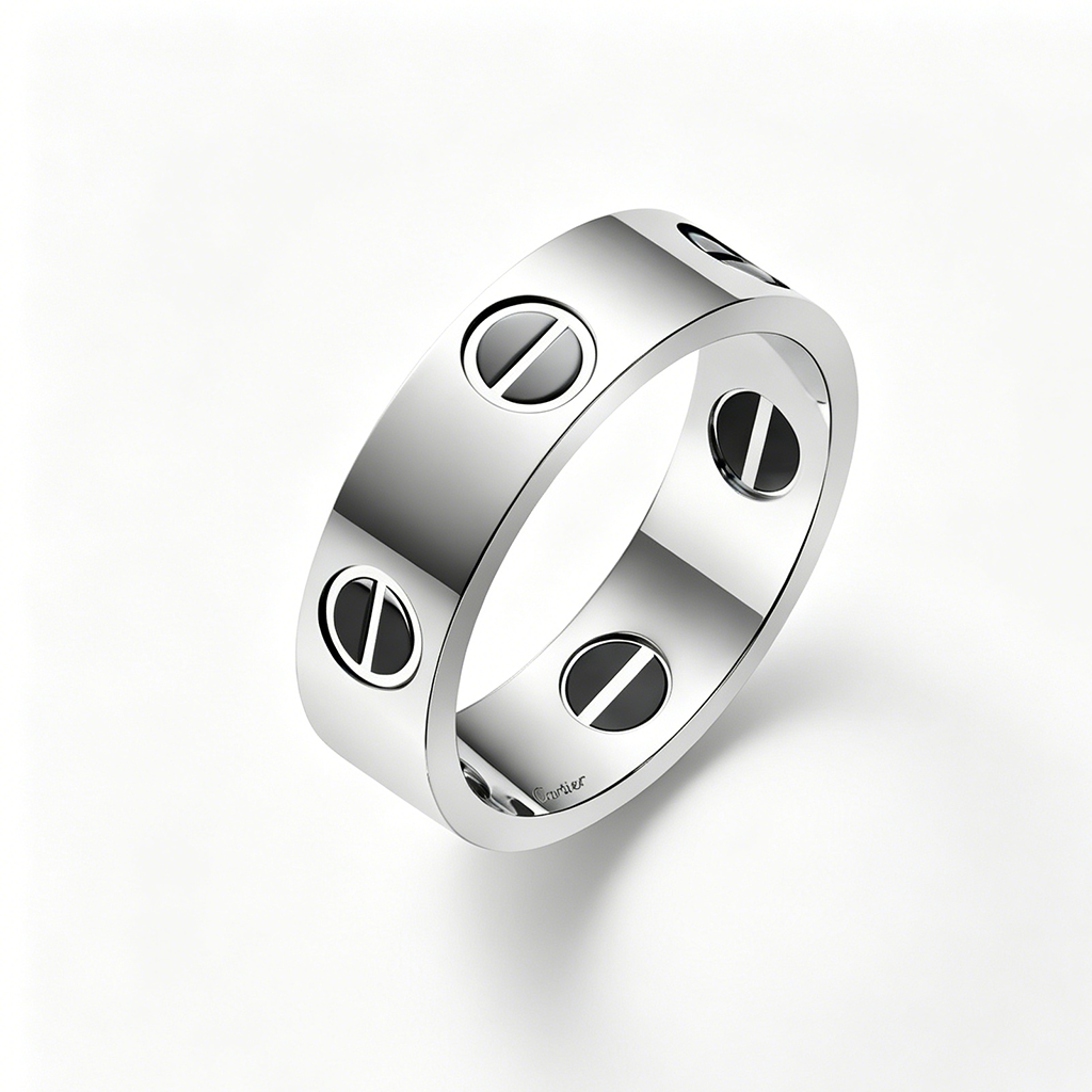 [Ornora Jewelry]LOVE RING 5.5MM NO DIAMONDS  CERAMIC