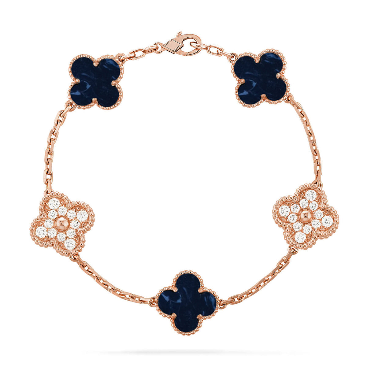 [Ornora Jewelry]CLOVER 5 MOTIF PIETERSITE BRACELET COLLECTION