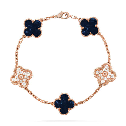 [Ornora Jewelry]CLOVER 5 MOTIF PIETERSITE BRACELET COLLECTION