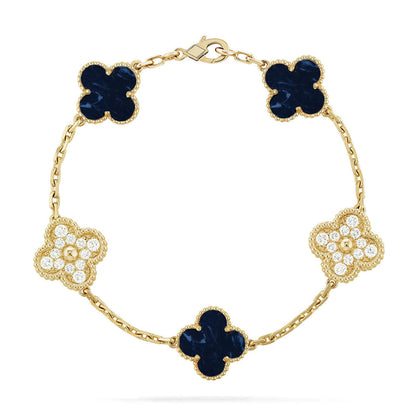 [Ornora Jewelry]CLOVER 5 MOTIF PIETERSITE BRACELET COLLECTION
