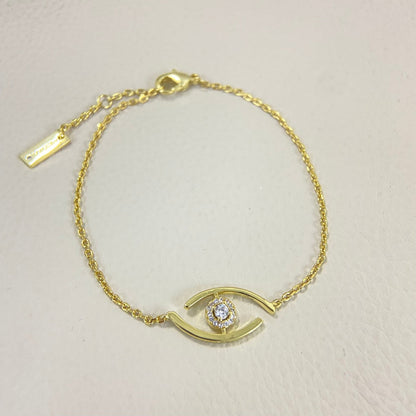 [Ornora Jewelry]Lucky Eye Pave-Set Diamond Bracelet