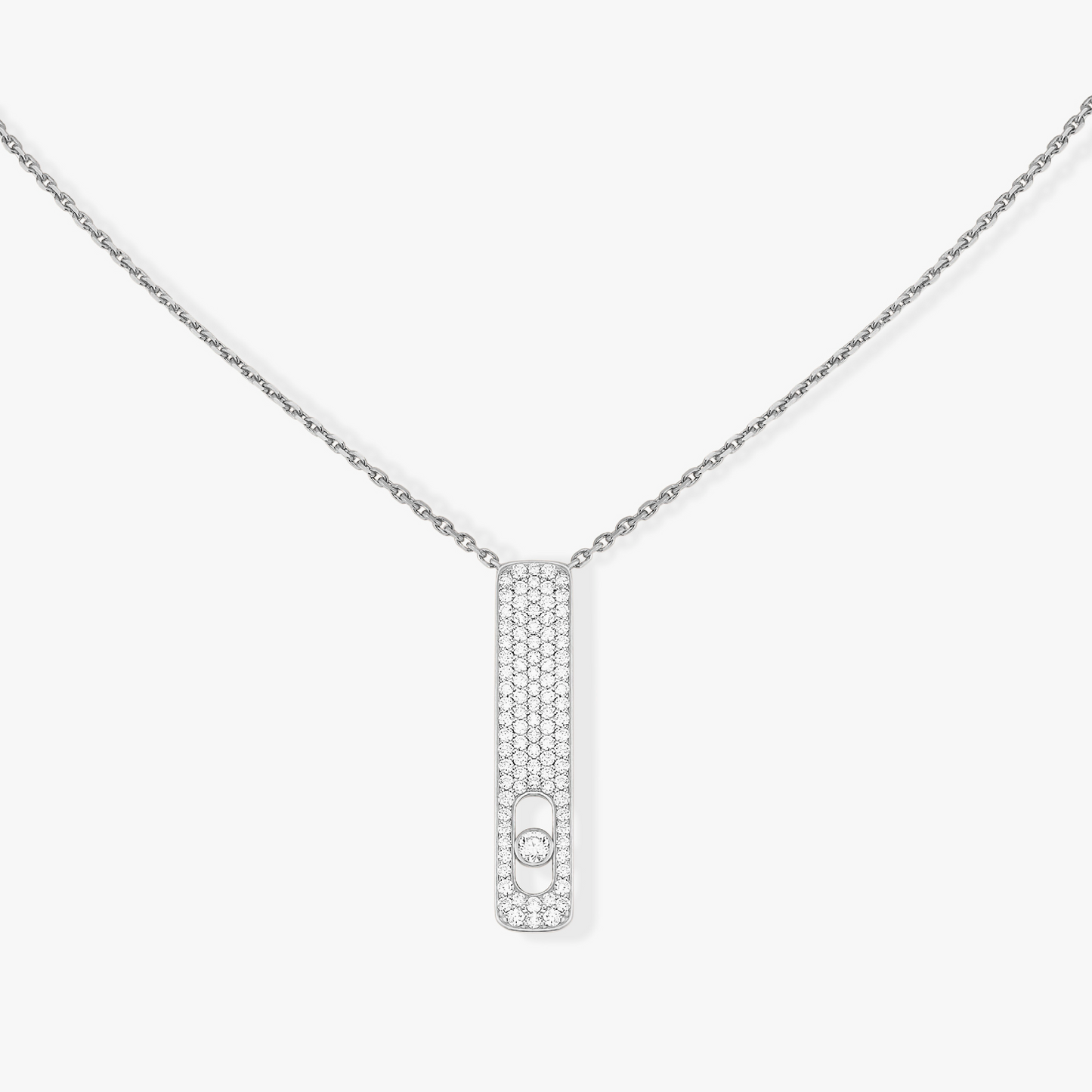 [Ornora Jewelry]MY FIRST DIAMOND PAVED NECKLACE