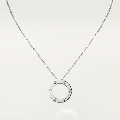 [Ornora Jewelry]LOVE NECKLACE 16MM 3 DIAMONDS