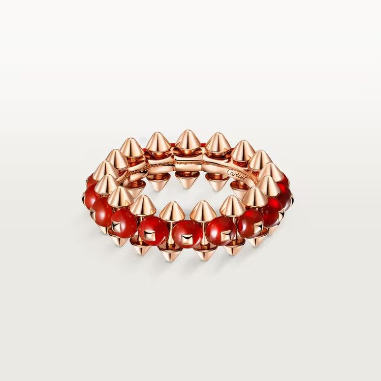 [Ornora Jewelry]CLASH 7.9MM AGATE CHALCEDONY RING